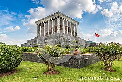 Ho Chi Minh Mausoleum in Hanoi, Vietnam Editorial Stock Photo
