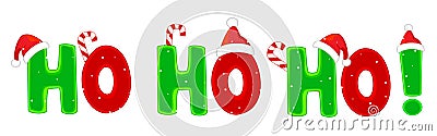 Ho ho ho Vector Illustration