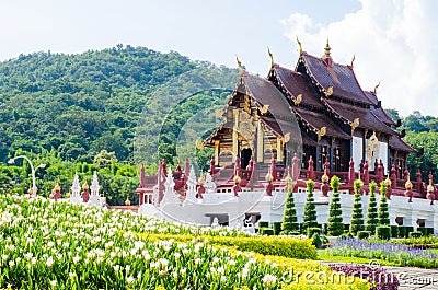 Ho kham luang in the international horticultural, the northern Editorial Stock Photo