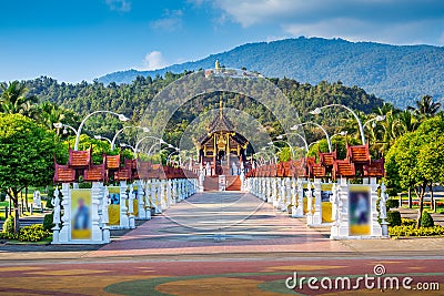 Ho kham luang northern thai style in Royal Flora ratchaphruek in Chiang Mai,Thailand. Stock Photo