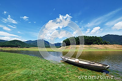 Hoa Trung Lake Stock Photo