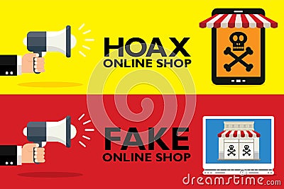 Hoax Vector Illustration