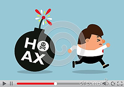 Hoax icon Vector Illustration