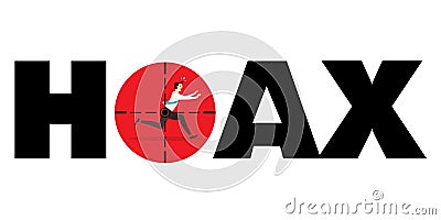 Hoax Vector Illustration