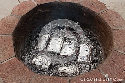 Hobo dinners Stock Photo