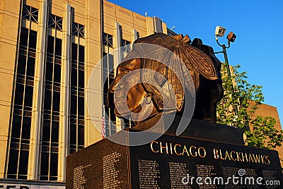 Chicago blackhawk alumni Editorial Stock Photo