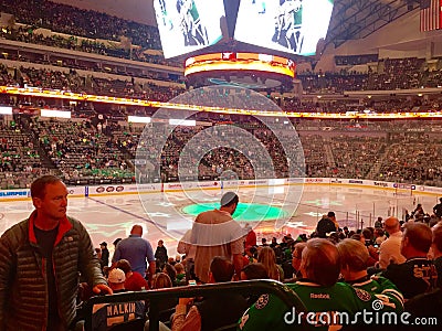 Hockey Game Crowd Editorial Stock Photo