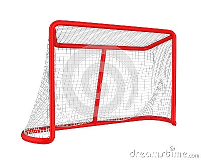 Hockey Gates Isolated Stock Photo