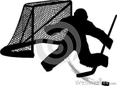 Hockey Goalie Stock Photo