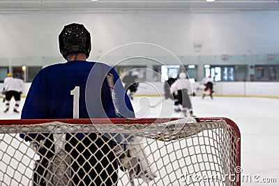 Hockey Goalie Stock Photo