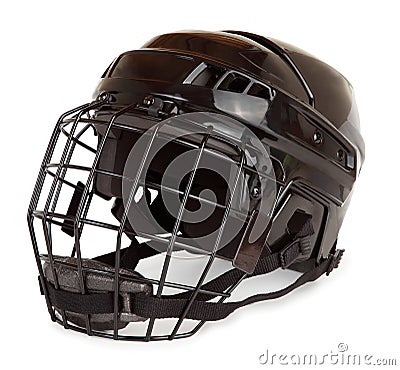 Hockey Helmet Stock Photo