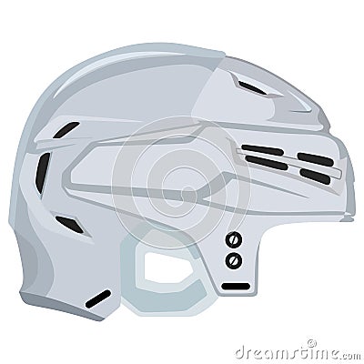 Hockey helmet Vector Illustration