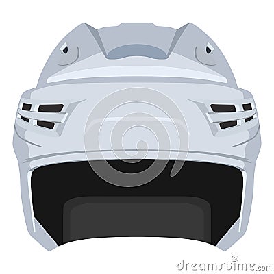 Hockey helmet Vector Illustration