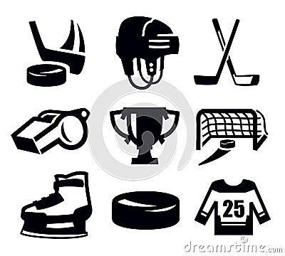 Hockey icon Vector Illustration