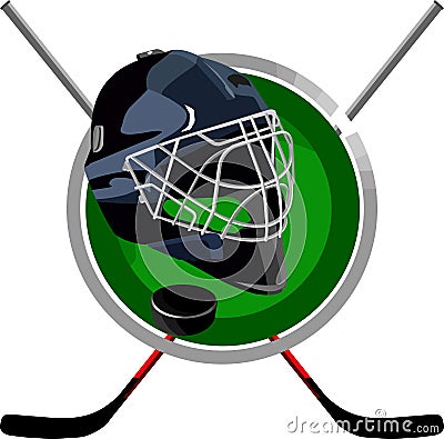 Hockey logo Vector Illustration