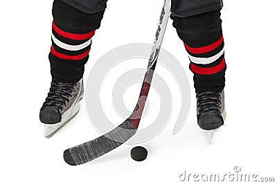 Hockey player Stock Photo
