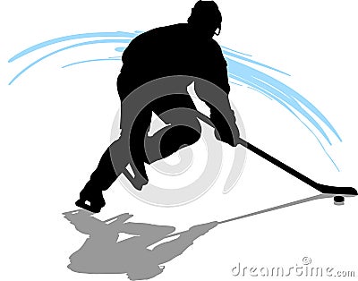 Hockey Player Stock Photo