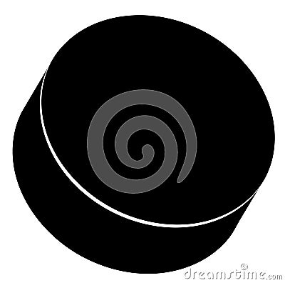 Hockey puck Vector Illustration