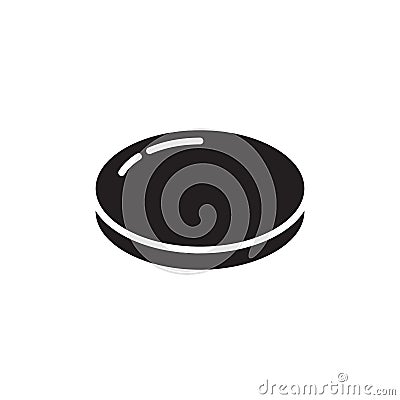 hockey puck. Vector illustration decorative design Vector Illustration