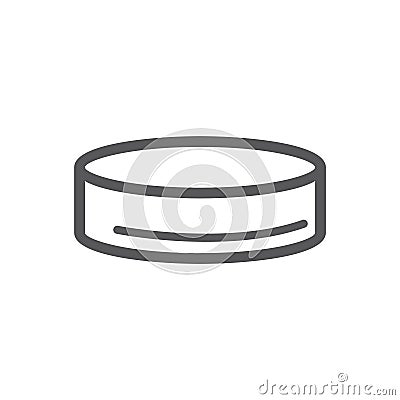 Hockey puck. Vector illustration decorative design Vector Illustration