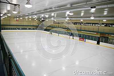 Hockey Rink Editorial Stock Photo