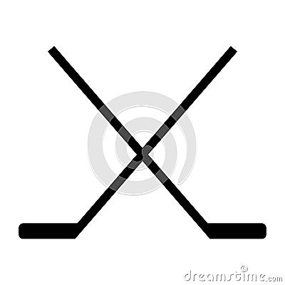 Hockey stick icon Vector Illustration