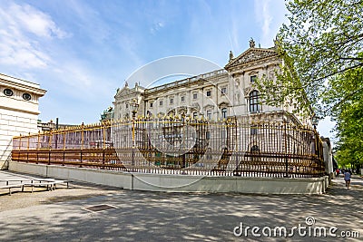 Hofburg palace on Heldenplatz, Vienna, Austria Stock Photo