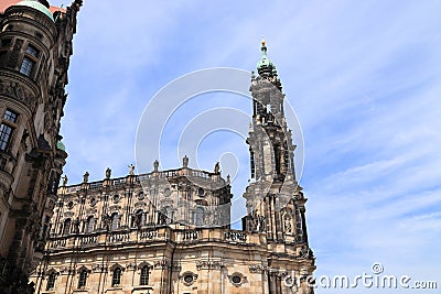 Hofkirche, Dresden Stock Photo