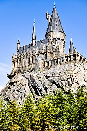 The Hogwarts School of Harry Potter Editorial Stock Photo