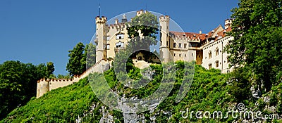 Hohenschwangau Castle Stock Photo