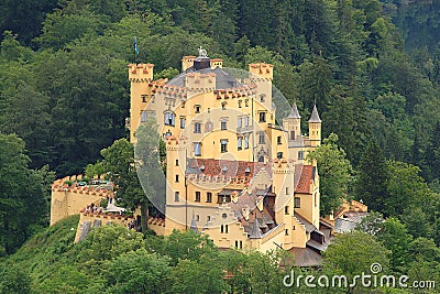 Hohenschwangau Castle in Bavaria Stock Photo