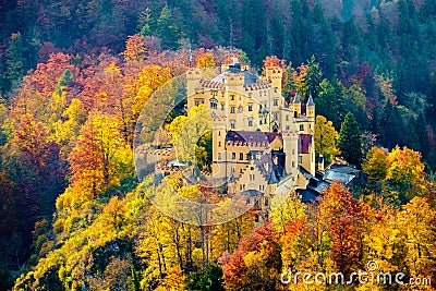 Hohenschwangau Castle, Bavaria, Germany. Stock Photo