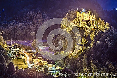 Hohenschwangau Castle Stock Photo