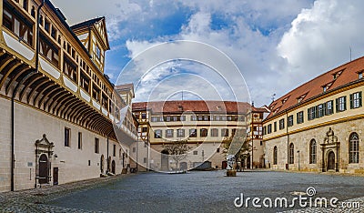 Hohentubingen Castle, Tubingen, Germany Editorial Stock Photo