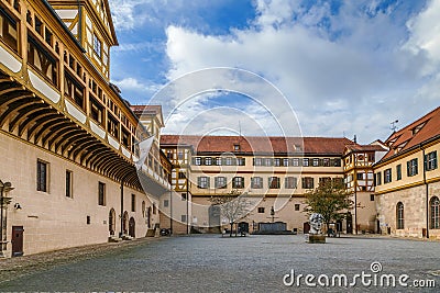 Hohentubingen Castle, Tubingen, Germany Editorial Stock Photo