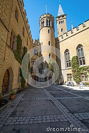 Hohenzollern Castle, Germany - April 30, 2017, Hohenzollern Ca Editorial Stock Photo