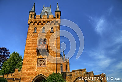 Hohenzollern castle HDR Stock Photo