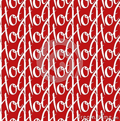 Hohoho pattern Vector Illustration