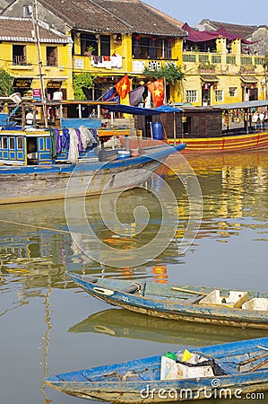 Magically scenic old city of Hoi An Editorial Stock Photo