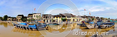 Hoi An Panorama Stock Photo