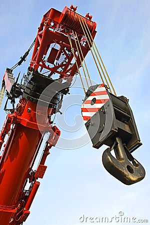 Hoisting rig Stock Photo