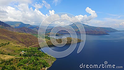 Holbung hill, Toba lake Stock Photo