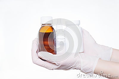 Hold ill help ear aid complex disposable label logo copy-spave e Stock Photo