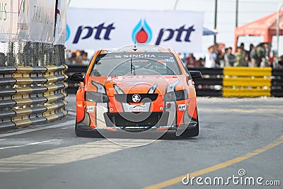 Holden V8 action in thailand super series Editorial Stock Photo