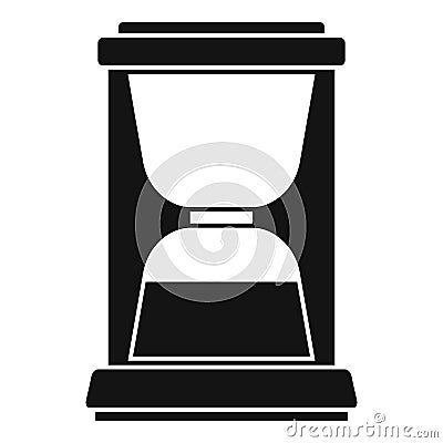 Holder coffee machine icon, simple style Vector Illustration