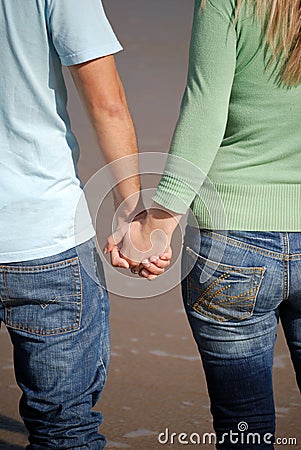 Holding hands Stock Photo