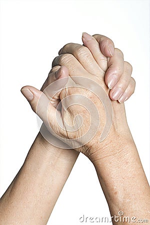 Holding Hands Stock Photo