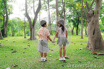 Holding hands Stock Photo