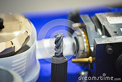 Hole drills. Drill for drilling, reaming and boring Stock Photo