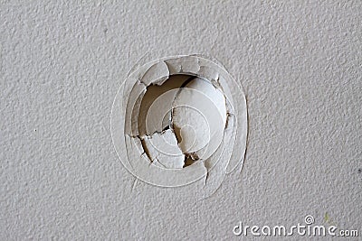 Hole in the Wall Stock Photo